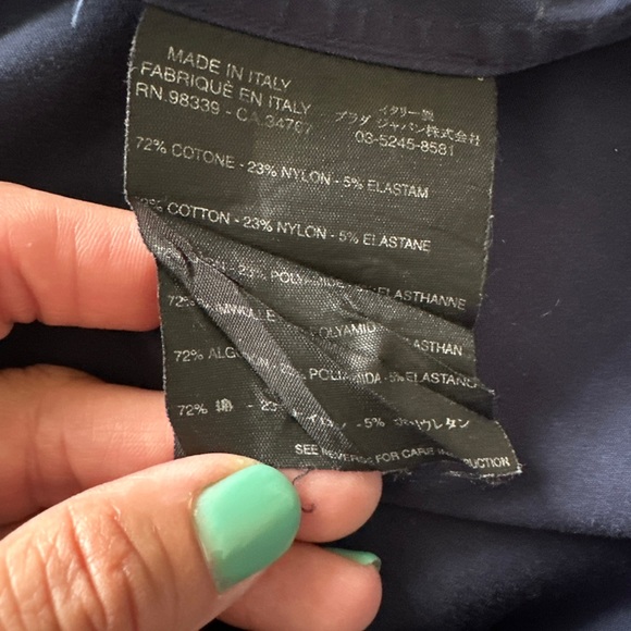 Prada Men’s Navy Button Down Shirt - Picture 7 of 8